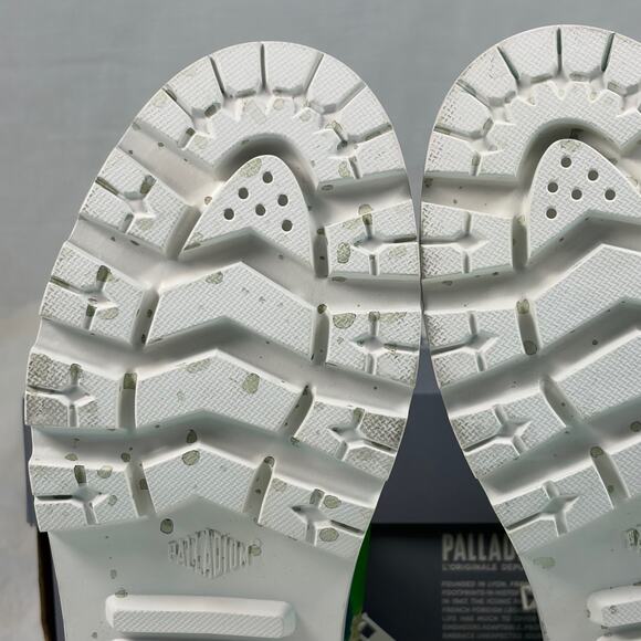 Palladium Pallabase Twill Boots Womens 7 Green Camo Custom Streetwear Artist - Picture 12 of 15